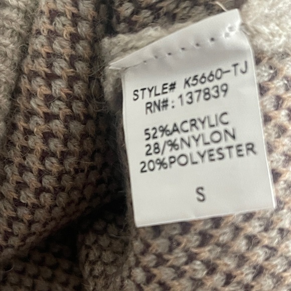 Luna Ivy Horse Intarsia Knit sweater Small Western Equestrian Cottagecore - Picture 4 of 6